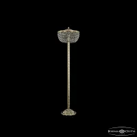 Торшер 19111T6/35IV-138 G Bohemia Ivele Crystal sp прозрачный 4 лампы, основание золотое в стиле классический
