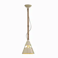 Светильник подвесной лофт INDUSTRIAL 5432 Mantra бежевый 1 лампа, основание бежевое коричневое в стиле лофт 