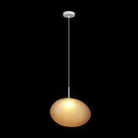Светильник подвесной LED Roca MOD004PL-L5CE3K Maytoni янтарный 1 лампа, основание белое в стиле современный 