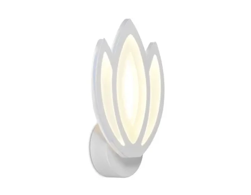 Бра LED Acrylica Original FA453 Ambrella light белый на 1 лампа, основание белое в стиле современный хай-тек  фото 3