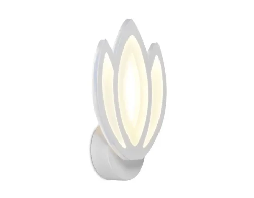 Бра LED Acrylica Original FA453 Ambrella light белый на 1 лампу, основание белое в стиле современный хай-тек фото 3
