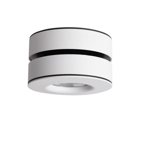 Светильник накладной LED Borgetto OML-101909-12 Omnilux белый 1 лампа, основание белое в стиле современный хай-тек круглый