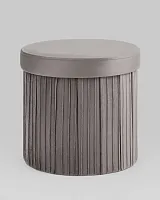 Пуф складной с ящиком Store Round, антрацитовый УТ000038967 Stool Group на 1 , основание в стиле современный 