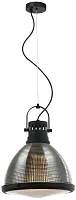 Светильник подвесной Shiner 2126/02/01P Stilfort прозрачный 1 лампа, основание чёрное в стиле лофт современный 