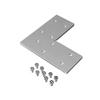 Соединитель угловой для накладного шинопровода Magnetic track system Gravity TRA010CL-21 Maytoni серебряный в стиле для светильников серии Magnetic track system Gravity накладной gravity магнитная