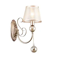 Бра Teneritas 2553-1W Favourite белый на 1 лампу, основание золотое в стиле арт-деко 