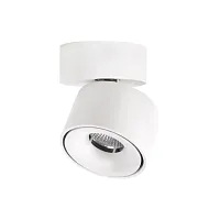 Светильник накладной LED CL558010N Стамп Citilux белый 1 лампа, основание белое в стиле современный хай-тек круглый