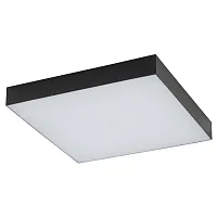 Светильник потолочный ЛЕД Квадрат (Square Led) 10436-NW Nowodvorski чёрный на 1 лампу, основание чёрное в стиле современный 