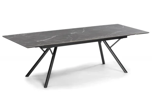 Керамический стол Ворен 180(240)x90 nero markina / черный 621191 Woodville столешница чёрная из керамика