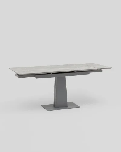 Стол Арнон 120-180/80/76, столешница МДФ16/керамика Larka grey УТ000040449 Stool Group столешница серая из керамика фото 2