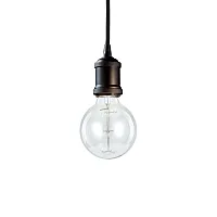 Светильник подвесной FRIDA SP1 NERO Ideal Lux без плафона на 1 лампу, основание чёрное в стиле современный 