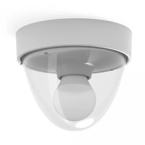 Светильник потолочный Nook 7972-NW Nowodvorski прозрачный на 1 лампу, основание белое в стиле современный 