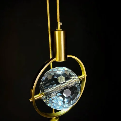 Светильник подвесной GOLF H23 4000К 189717-23 ImperiumLoft прозрачный 1 лампа, основание латунь в стиле арт-деко современный  фото 8