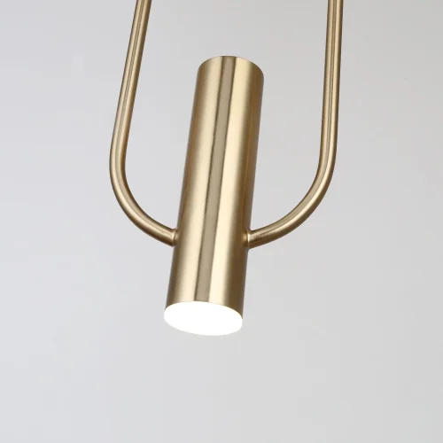Светильник подвесной LED Levitas 4192-1P Favourite золотой 1 лампа, основание золотое в стиле современный  фото 6