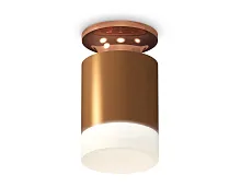 Светильник накладной Techno spot XS6304153 Ambrella light коричневый 1 лампа, основание коричневое в стиле современный круглый
