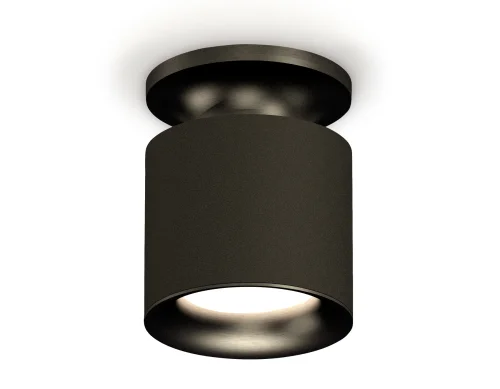Светильник накладной XS7402061 Ambrella light чёрный 1 лампа, основание чёрное в стиле хай-тек современный круглый фото 2