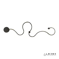Бра LED Launch X054316 BK iLedex чёрный 1 лампа, основание чёрное в стиле современный хай-тек 