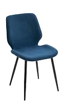 Обеденный стул Boom Ткань Синий EP Boom Fabric Blue Everprof, синий/ткань, ножки//, размеры - 820*820***470*