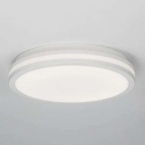 Светильник потолочный LED Luns CL711020V Citilux белый 1 лампа, основание белое в стиле современный круглый фото 5