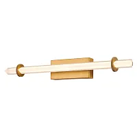 Бра LED Stav 4553-1W Favourite белый на 1 лампу, основание матовое латунь в стиле современный 