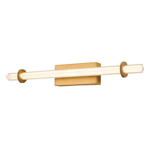 Бра LED Stav 4553-1W Favourite белый на 1 лампу, основание матовое латунь в стиле современный 
