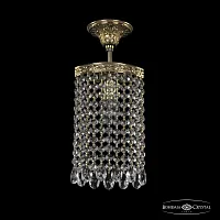 Светильник потолочный 19203/15IV G Bohemia Ivele Crystal прозрачный 1 лампа, основание золотое в стиле классический sp