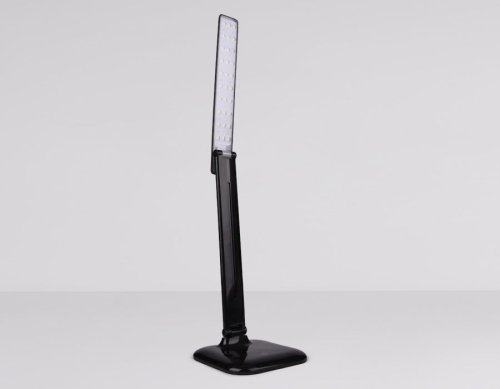 Настольная лампа офисная LED DE501 Ambrella light чёрная 1 лампа, основание чёрное металл в стиле хай-тек современный  фото 3