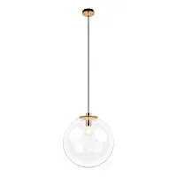 Светильник подвесной Selene 2033-C LOFT IT прозрачный 1 лампа, основание золотое в стиле современный лофт шар