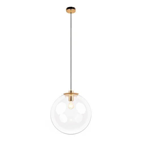Светильник подвесной Selene 2033-C LOFT IT прозрачный 1 лампа, основание золотое в стиле модерн лофт шар