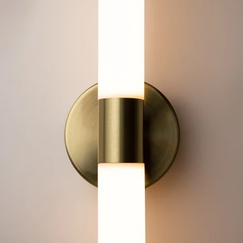 Бра LED Axis MOD106WL-L10G3K Maytoni белый на 1 лампу, основание золотое в стиле современный хай-тек фото 8