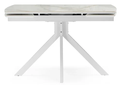 Керамический стол Катчел 120(180)x80 calacatta gold / белый 621186 Woodville столешница белая мрамор из керамика фото 2