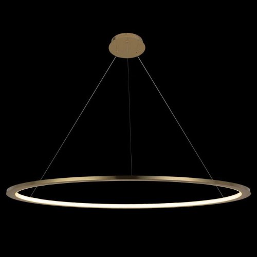 Светильник подвесной LED Ring 10014XXL LOFT IT золотой 1 лампа, основание золотое в стиле хай-тек кольца фото 2