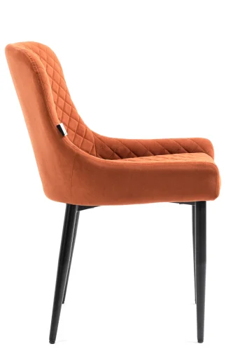 Обеденный стул Ray Ткань Терракотовый EP Ray Fabric Terracotta Everprof, оранжевый терракотовый/ткань, ножки//, размеры - 820*820***520* фото 2