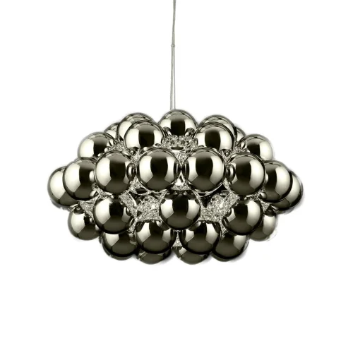 Светильник подвесной Baly 8826P/1 SL iLamp серебряный 1 лампа, основание серебряное в стиле арт-деко современный  фото 3