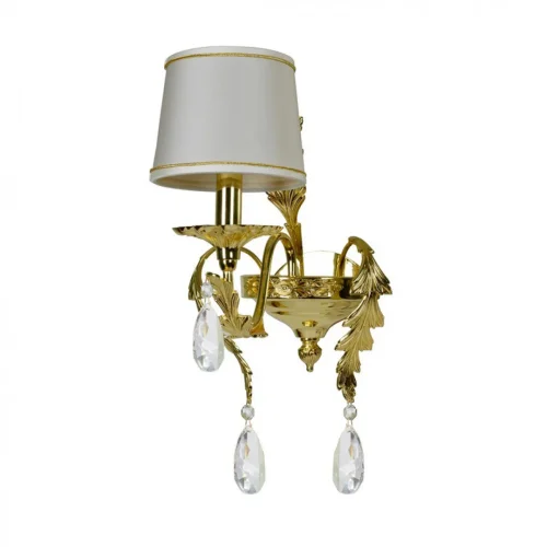 Бра Беатрис 378020701 Chiaro белый на 2 лампы, основание золотое в стиле классический 