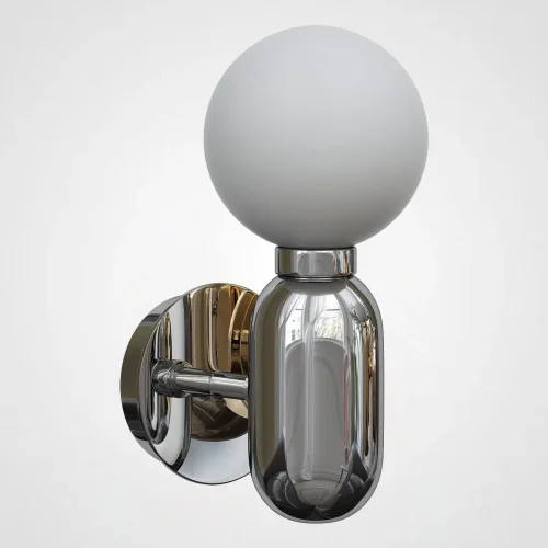 Бра Parachilna Aballs 73770-22 ImperiumLoft белый на 1 лампу, основание бронзовое в стиле современный Бра Parachilna Aballs 73770-22 ImperiumLoft белый на 1 лампу, основание бронзовое в стиле современный