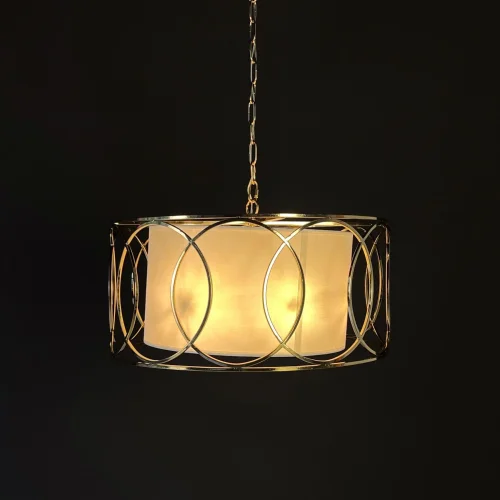 Светильник подвесной Antic 147882-22 ImperiumLoft золотой белый 6 ламп, основание золотое в стиле современный 