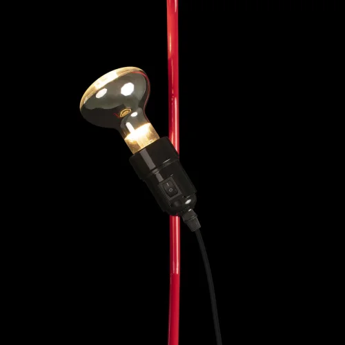 Светильник подвесной Parentesi 10346-1 Red LOFT IT без плафона 1 лампа, основание чёрное красное в стиле модерн на растяжку фото 8