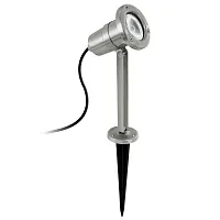 Ландшафтный светильник LED 94111 NEMA Eglo уличный IP54 серый 1 лампа, плафон серый в стиле 10096 GU10