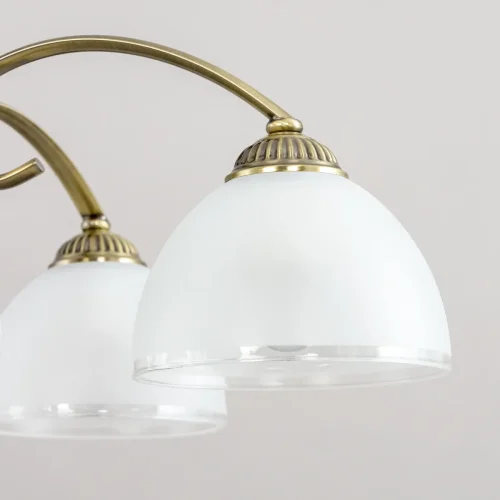 Люстра потолочная Франческа CL417133 Citilux белая на 75 ламп, основание бронзовое в стиле классический  фото 6