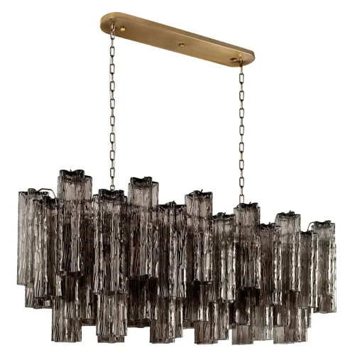 Люстра подвесная Мурано / Murano 10580/1000R Smoke LOFT IT дымчатая на 11 ламп, основание бронзовое в стиле современный арт-деко Люстра подвесная Мурано / Murano 10580/1000R Smoke LOFT IT дымчатая на 11 ламп, основание бронзовое в стиле современный арт-деко