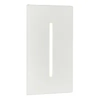 Встраиваемый светильник LED уличный Slim SL9519.508.01 ST-Luce уличный IP54 белый на 1 лампу, плафон белый в стиле хай-тек современный LED
