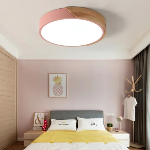 Светильник потолочный CLIP Pink D30 193041-26 ImperiumLoft белый 1 лампа, основание розовое в стиле современный  фото 5