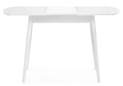 Стеклянный стол Калверт белый 551083 Woodville столешница белая из стекло лдсп фото 3