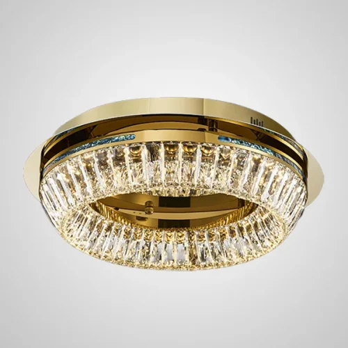 Люстра потолочная GERTRUDA B D65 R1 207831-23 ImperiumLoft прозрачная на 1 лампу, основание латунь в стиле современный фото 2
