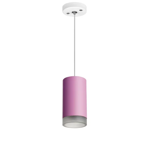 Светильник подвесной Rullo RP43230 Lightstar розовый 1 лампа, основание белое в стиле современный 