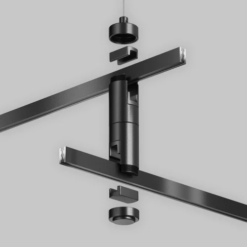 Подвес тросовый Hang двойной Magnetic trаck system Flarity TRA157SW-D1-B Maytoni чёрный в стиле для светильников серии Magnetic trаck system Flarity flarity магнитная фото 4