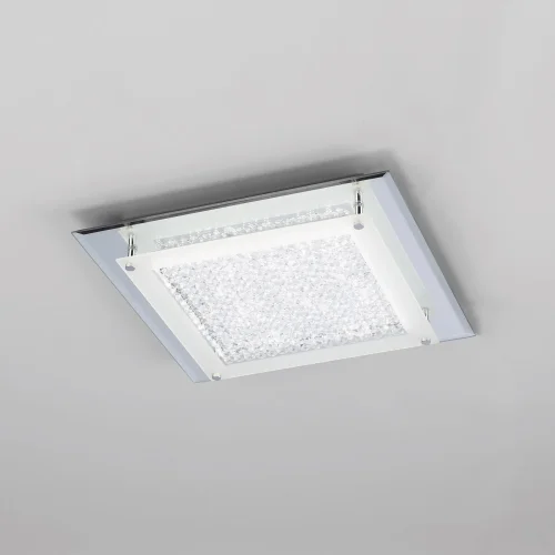 Люстра потолочная LED CRYSTAL 4581 Mantra прозрачная на 1 лампа, основание хром в стиле модерн  фото 3