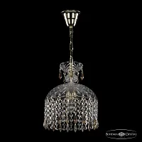 Светильник подвесной 14781/22 G Drops K801 Bohemia Ivele Crystal прозрачный 3 лампы, основание золотое в стиле классика drops