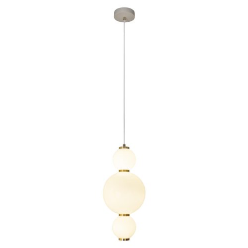 Светильник подвесной LED Pearls 10205/A LOFT IT белый 1 лампа, основание белое в стиле современный шар фото 3